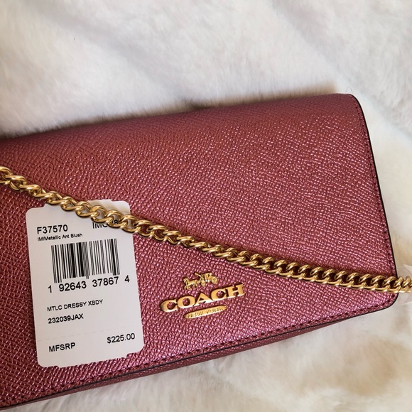 NWT Coach metallic Crossbody - Picture 3 of 8